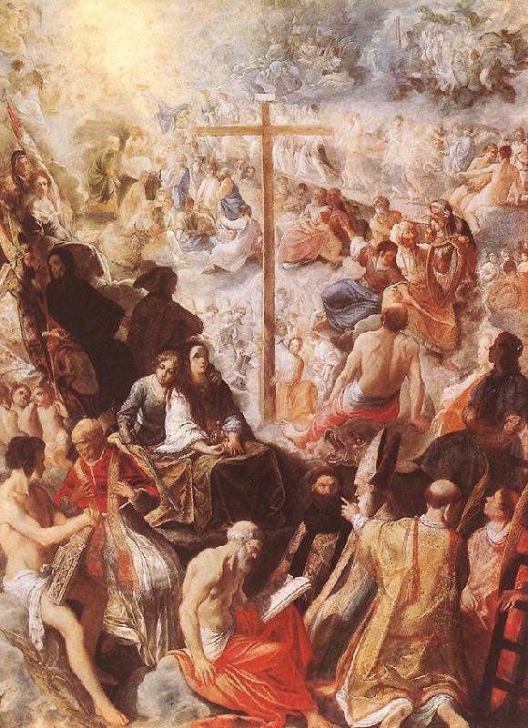 ELSHEIMER, Adam Glorification of the Cross gfw Spain oil painting art